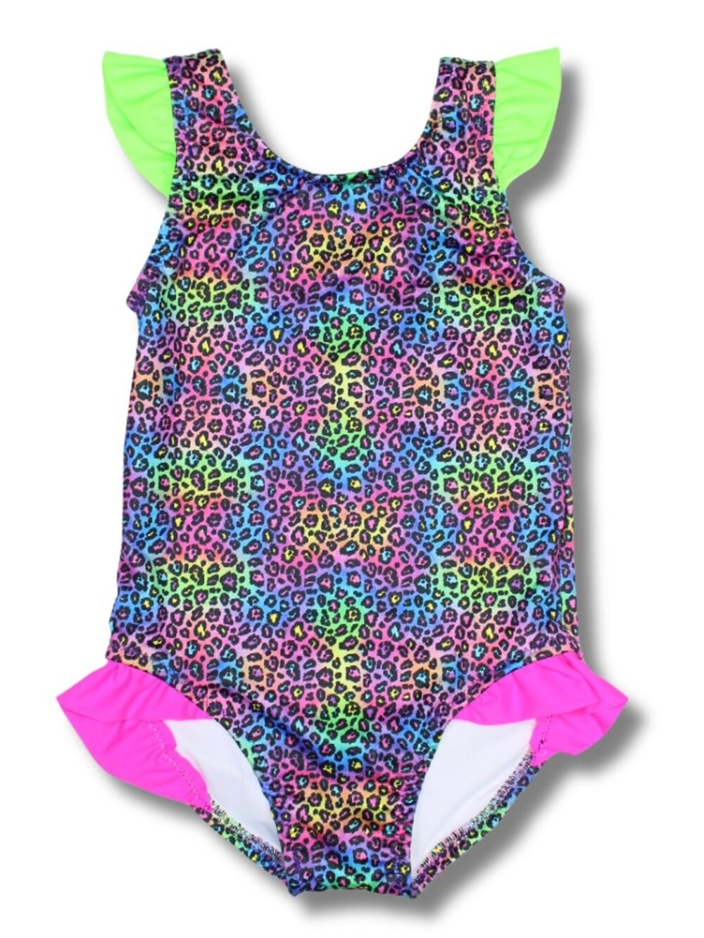 Girls size 8 Animal Print One Piece Swimsuit, New